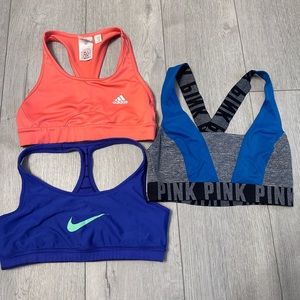 Adidas and Nike Sports Bras Set